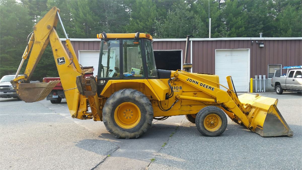 1985 John Deere 410B Turbo Backhoe/Loader Online Government Auctions of ...