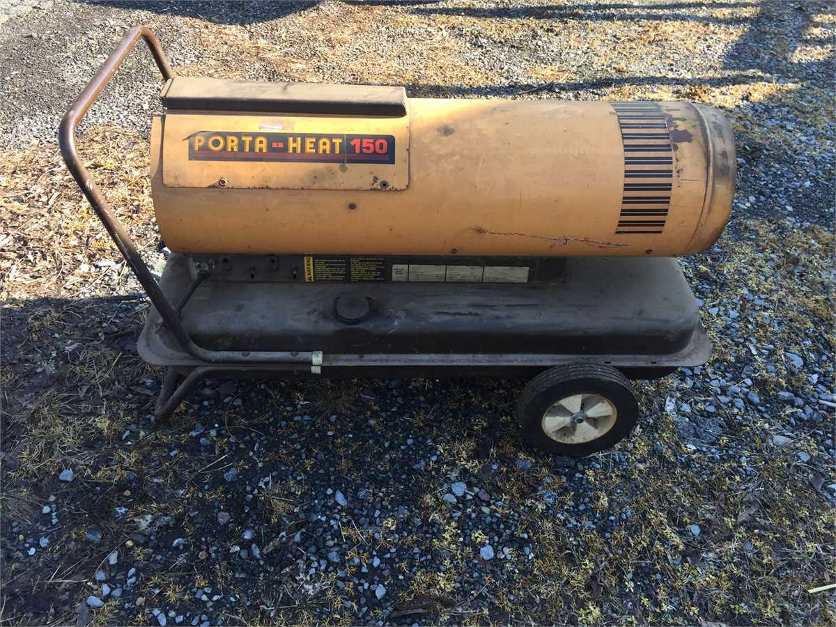 Porta Heat 150 Turbo Heater Online Government Auctions of Government  Surplus | Municibid