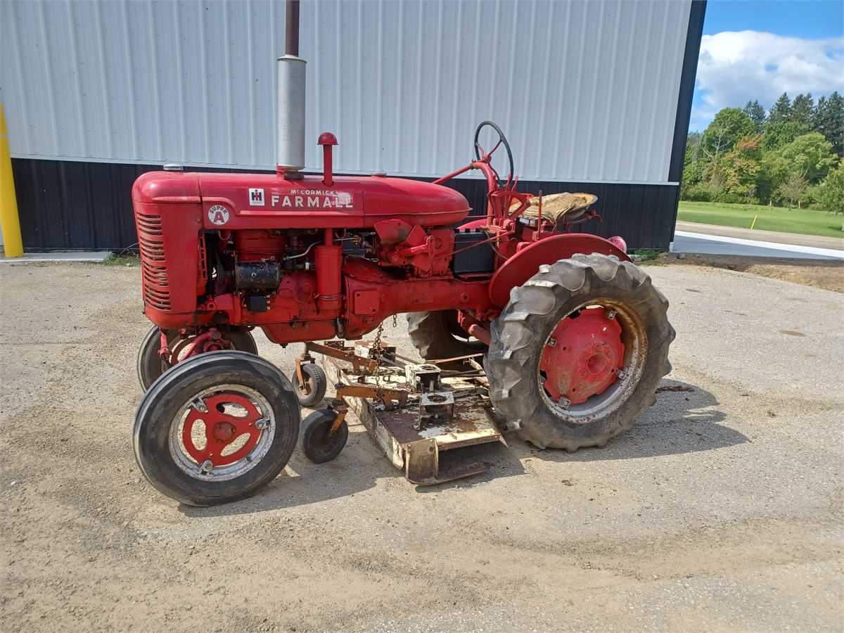 1951 Farmall Super A w/ Mower Online Government Auctions of Government ...