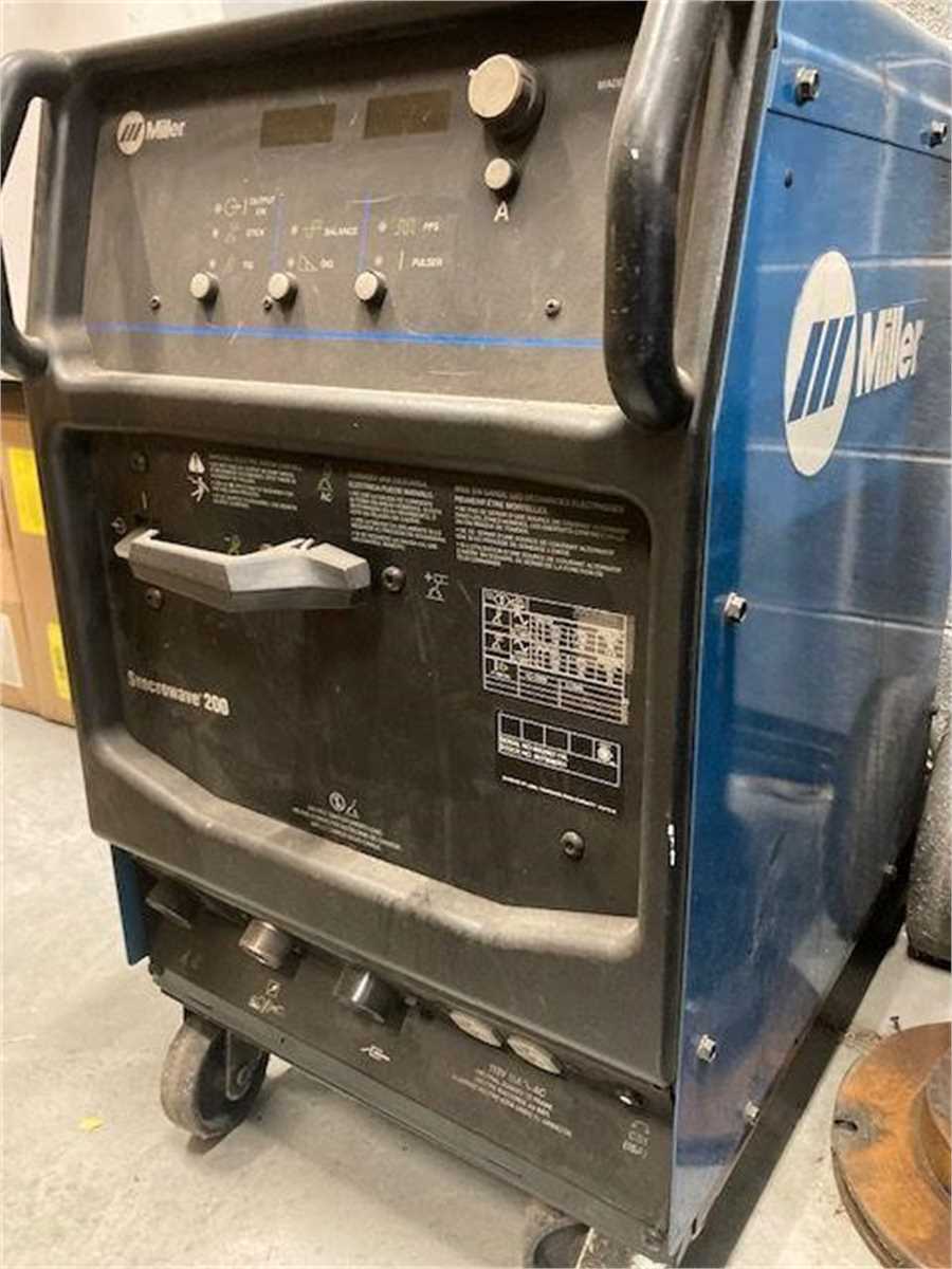 Miller Syncrowave 200 TIG/Stick Welder Online Government Auctions of