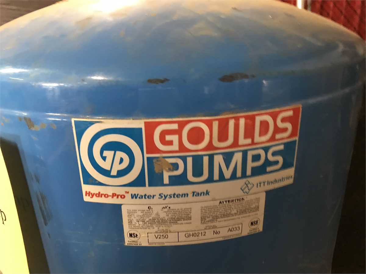 Well Water Tank Goulds Pumps Water System Tank Online Government