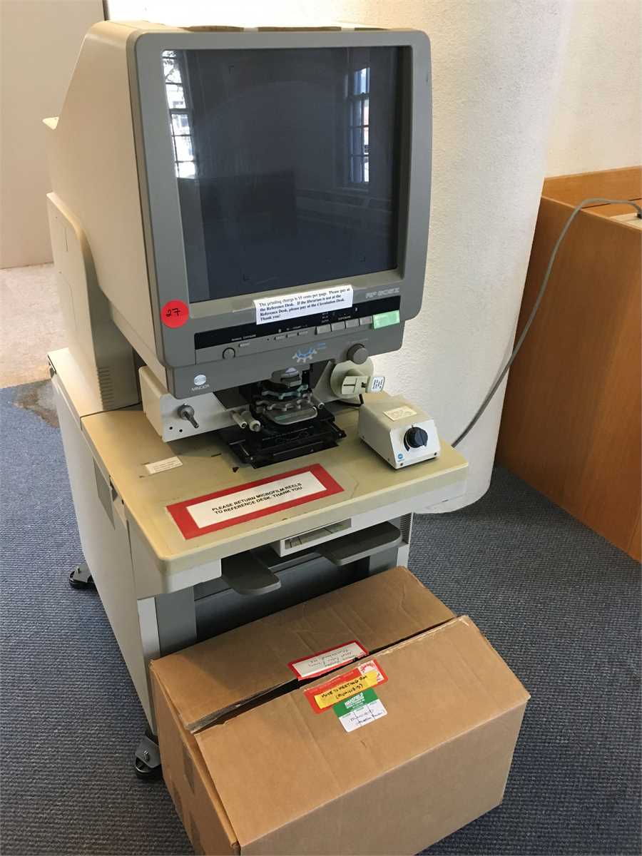 Minolta RP605Z Microfilm Reader/Printer Online Government Auctions of ...