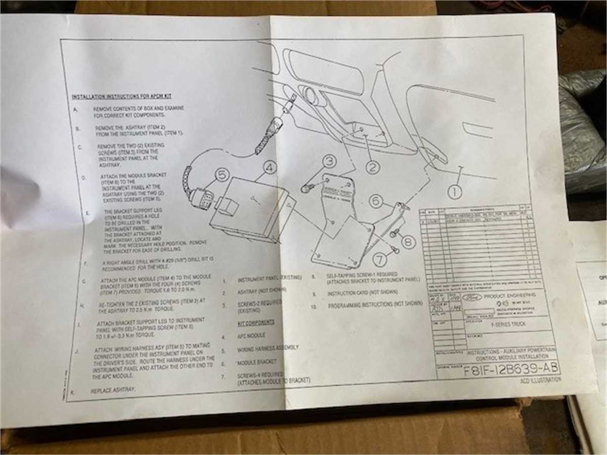 Ford 7.3L Powerstroke Diesel Auxiliary Idle Control Module Online Government Auctions of