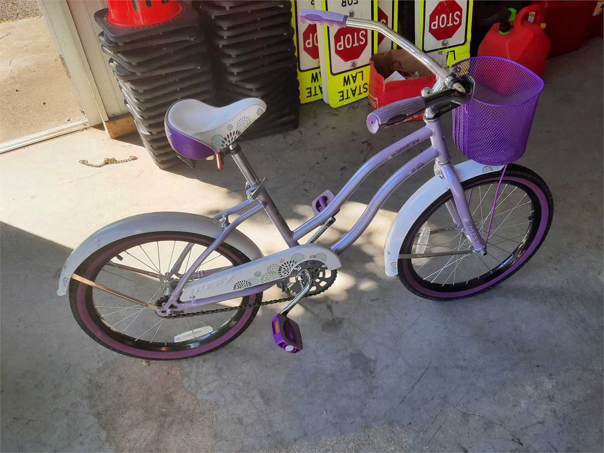 Huffy summerland outlet cruiser 20 purple