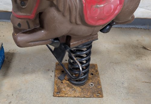 Horse spring toy