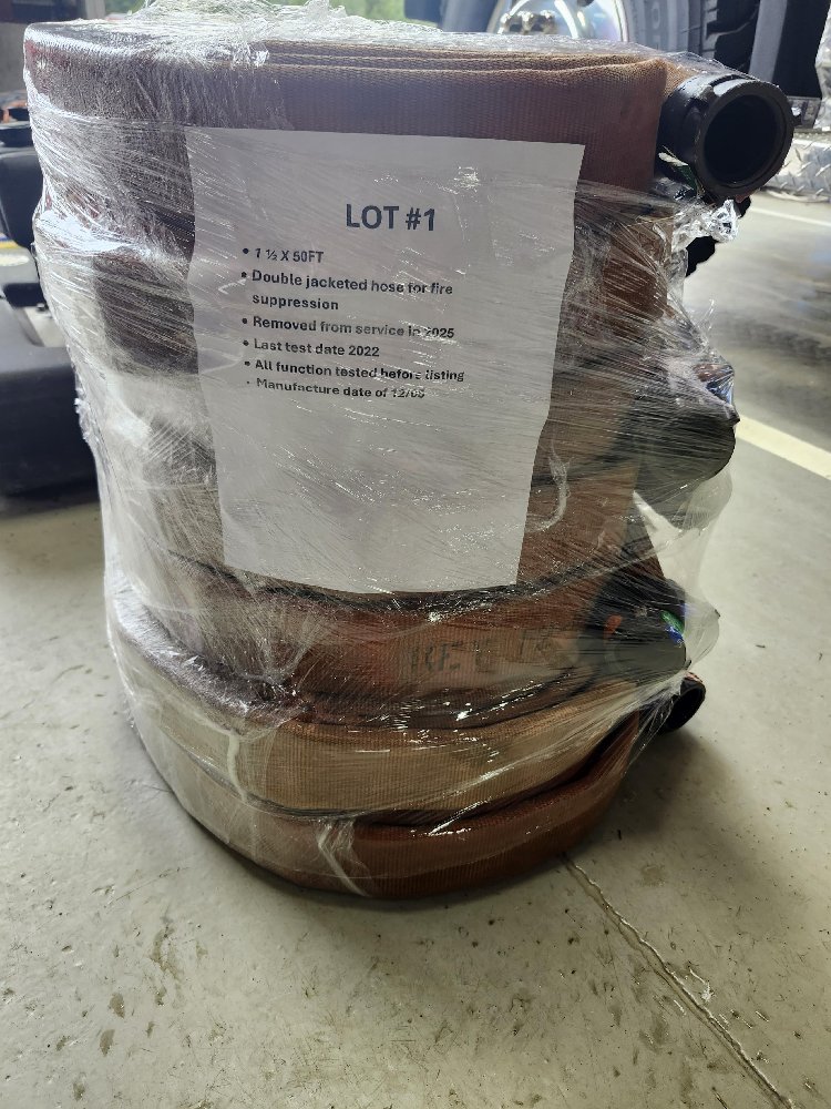 Double jacketed hose for fire suppression