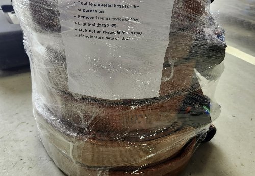 Double jacketed hose for fire suppression