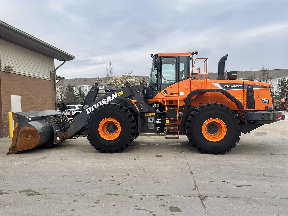 2020 Doosan Front-End Loader and Attachments (Buckets and Forks)