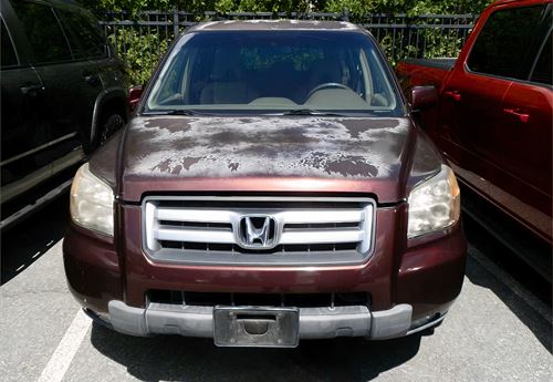2008 Red Honda Pilot