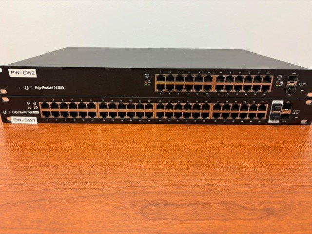 2- Ubiquiti Port EdgeSwitches