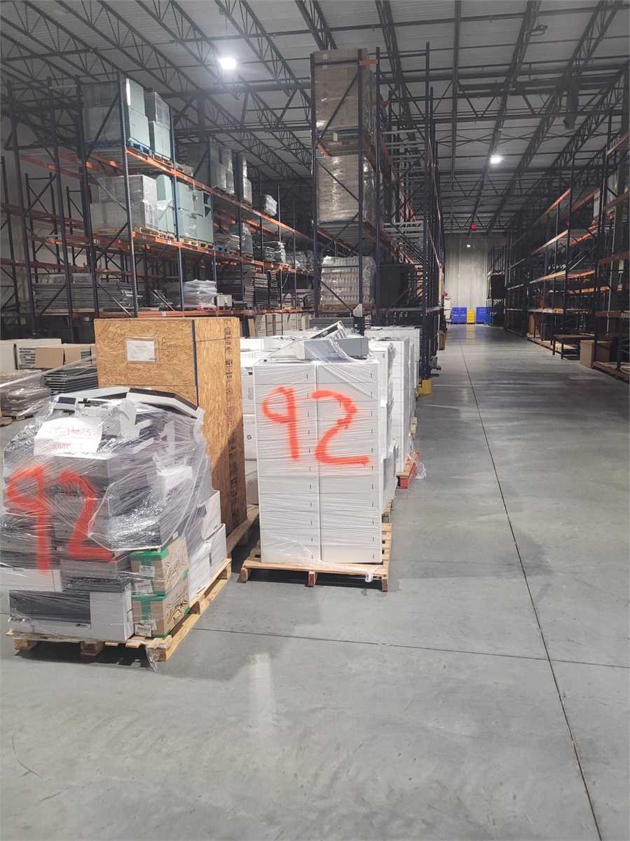 16 Pallets Of Used Printers/ 1 Hunter Console Crate -DSS3494 #92 Online ...