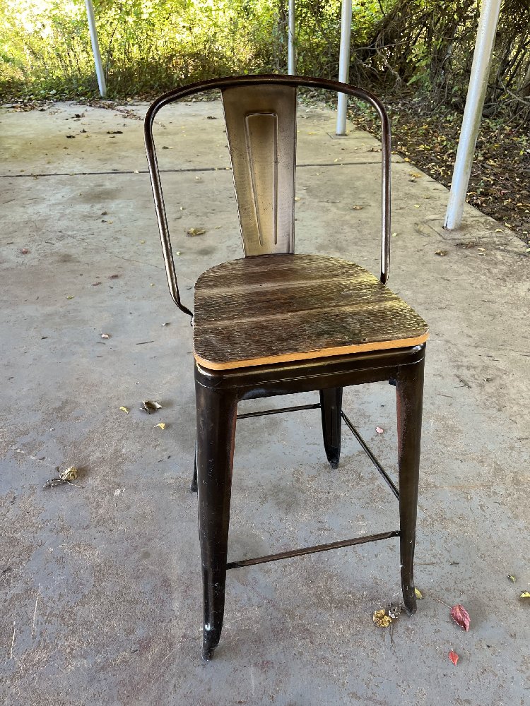 21 Metal and Wood Bar Stools