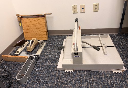 Assorted Office Equipment (Paper cutters, Staplers etc.)