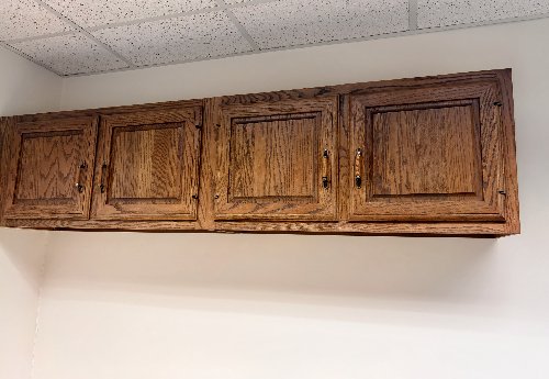 Set of Four Wooden Cabinets