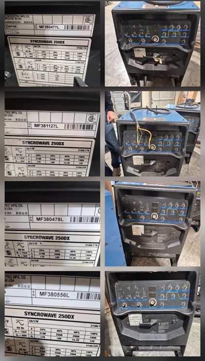 Miller DX250 SMAW Welding Stations