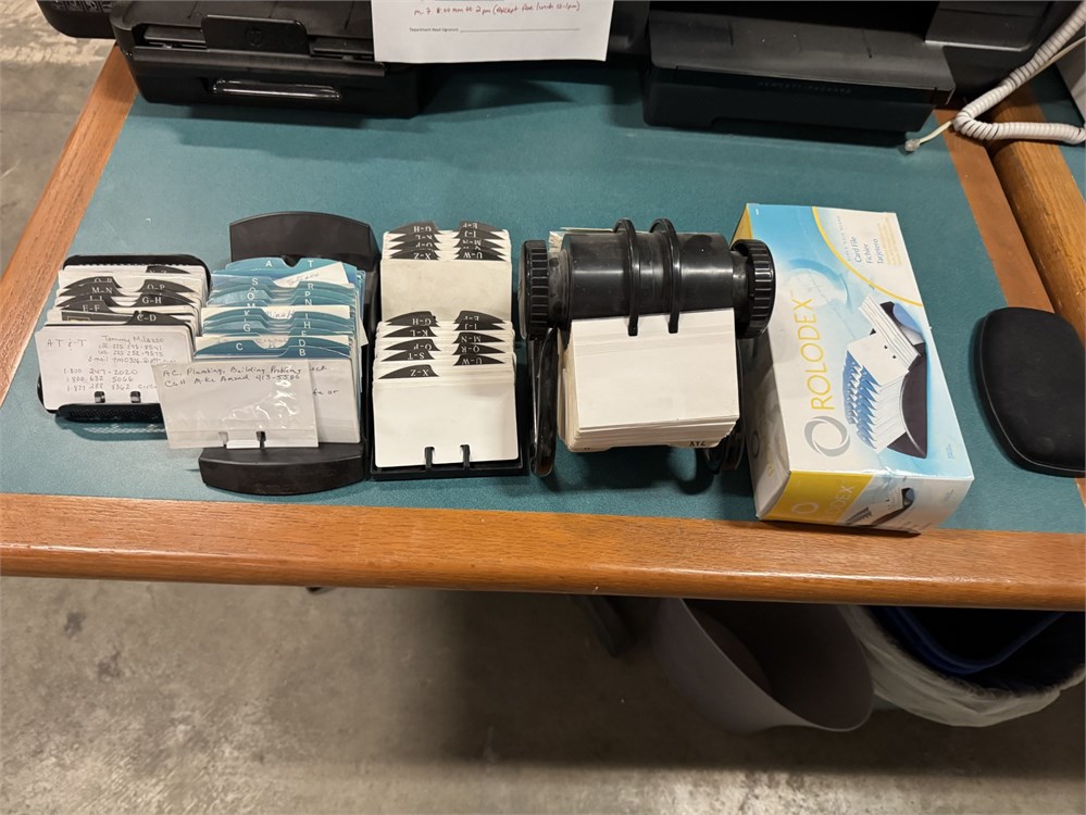 Rolodex Cards | Municibid