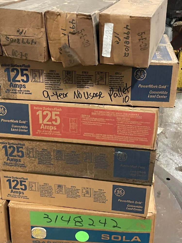 Lot of 10 Pallets of Various New Obsolete Bus and Rail Car Parts