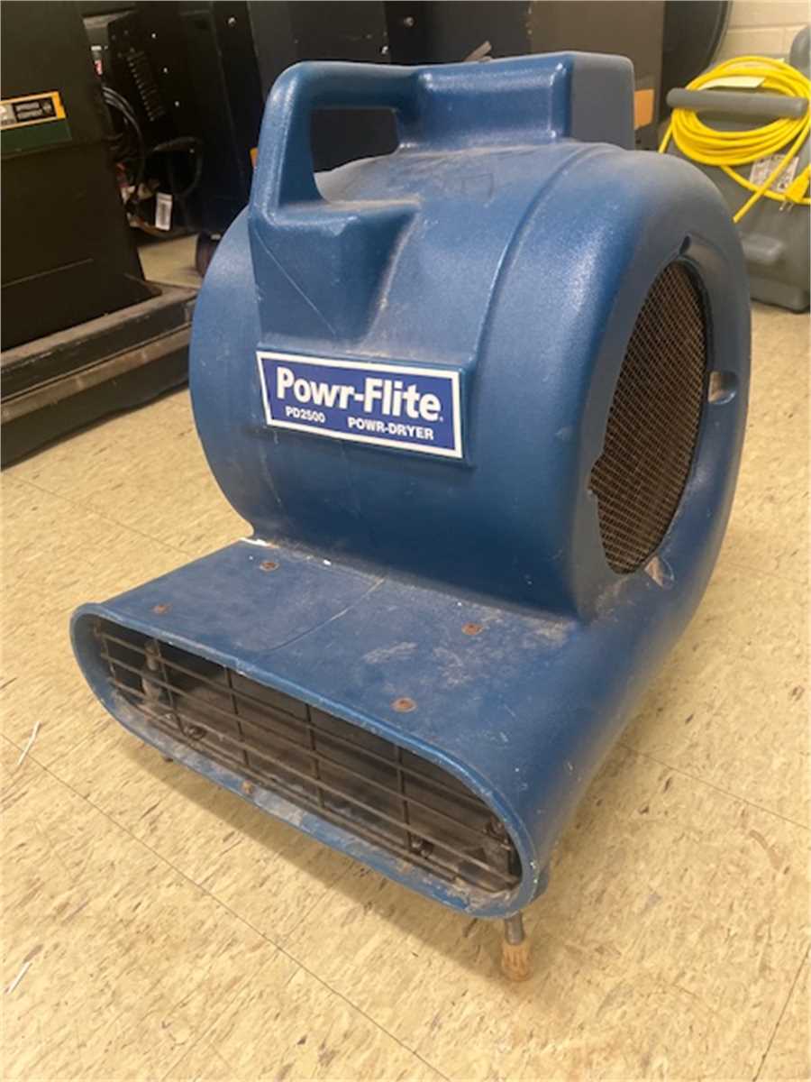 Powr-Flite Industrial Fan / Carpet Dryer #238 Online Government