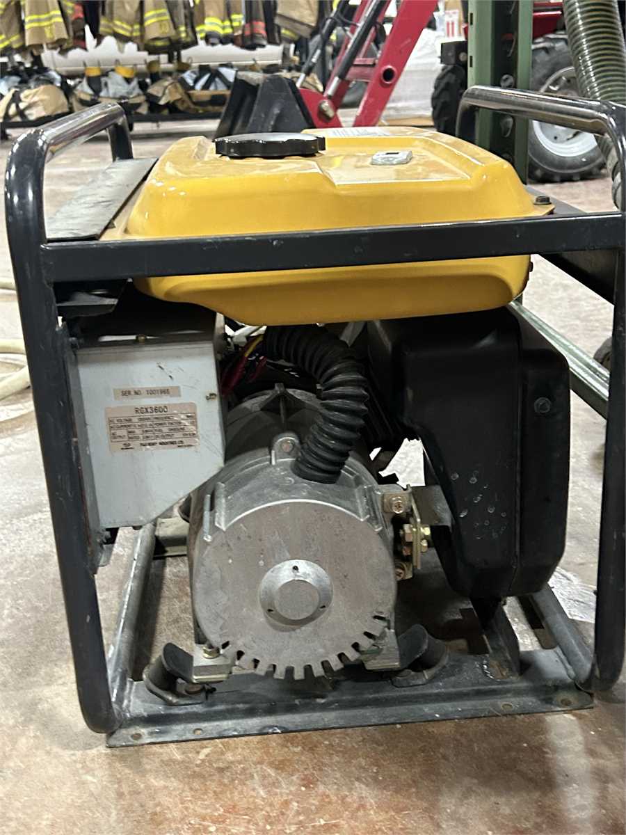 SUBARU RGX-3600 Robin Generator Online Government Auctions of ...