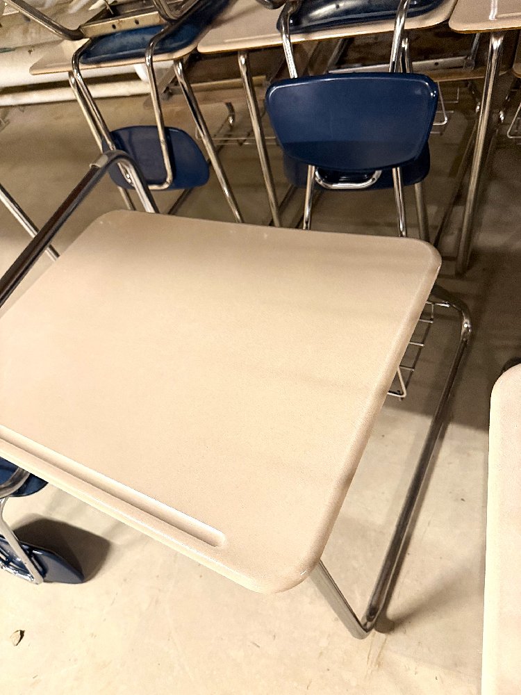 Desks with Attached Chair