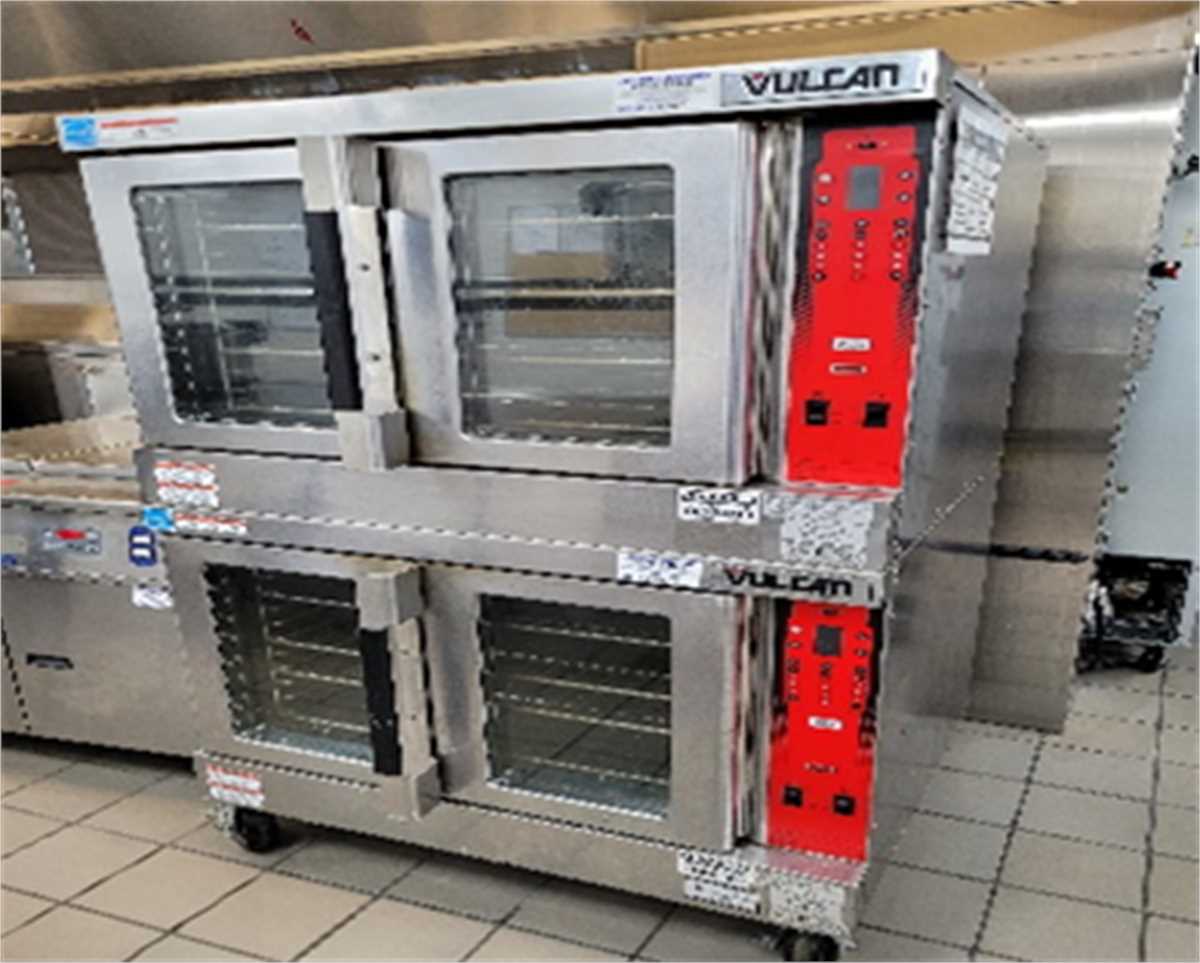 vulcan double stack convection oven