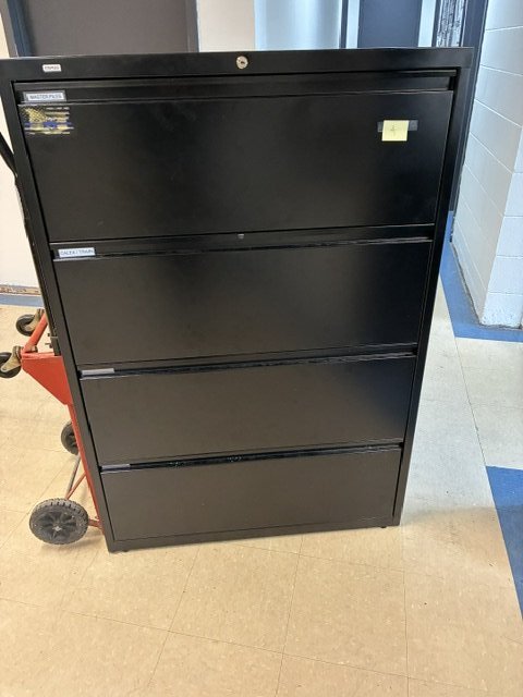 Black Filing Cabinet