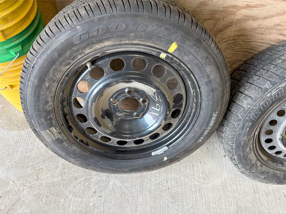 Goodyear Eagle RSA Tires on Charger Rim Online Government Auctions of ...