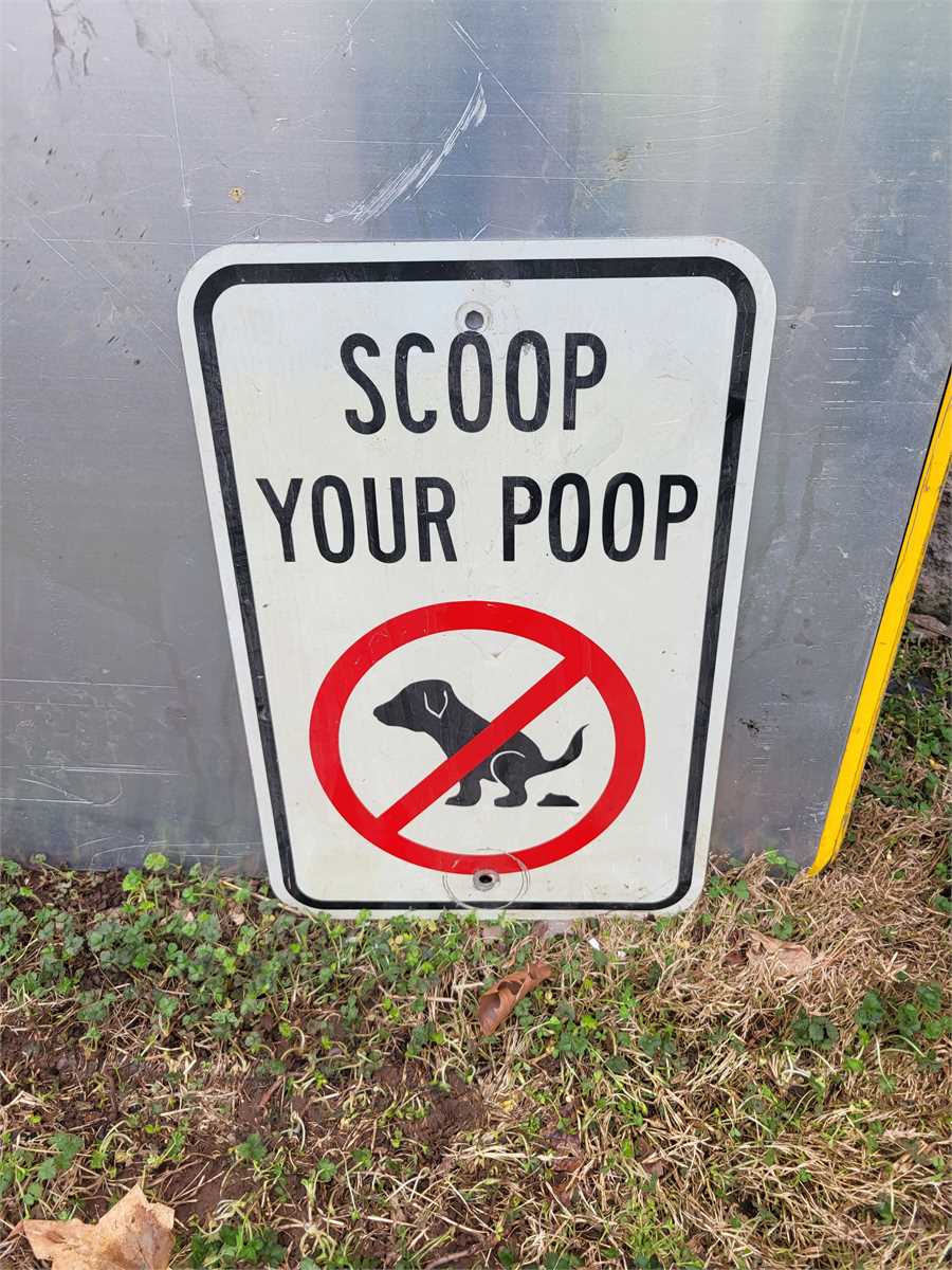 Scoop Your Poop sign Online Government Auctions of Government Surplus ...