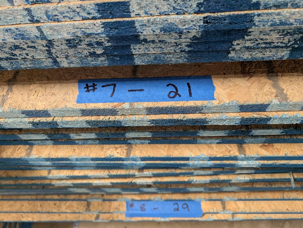 Tongue and Groove OSB Subfloor - Set #7