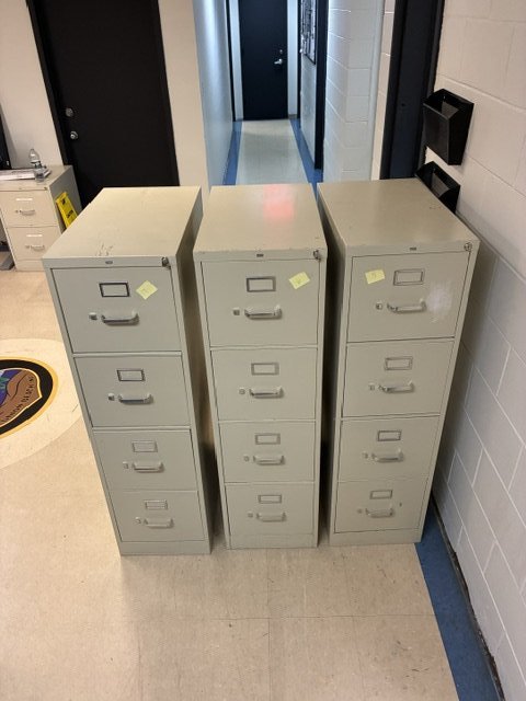 3 Filing Cabinets