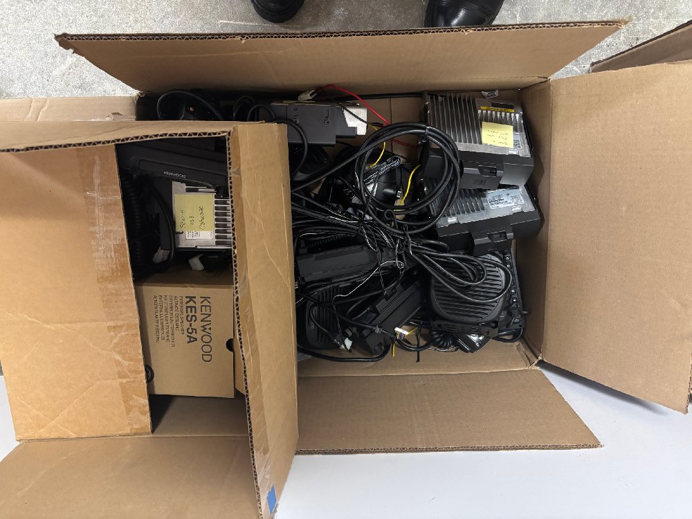 LOT - Surplus Motorola and Kenwood radios and related equipment