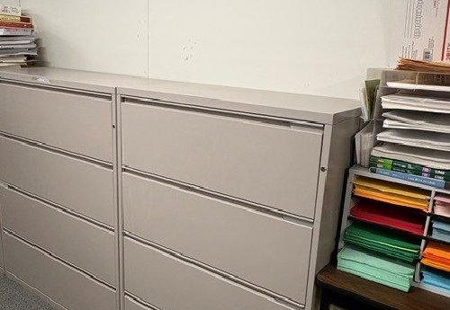 36" 4-drawer Metal Lateral File Cabinets