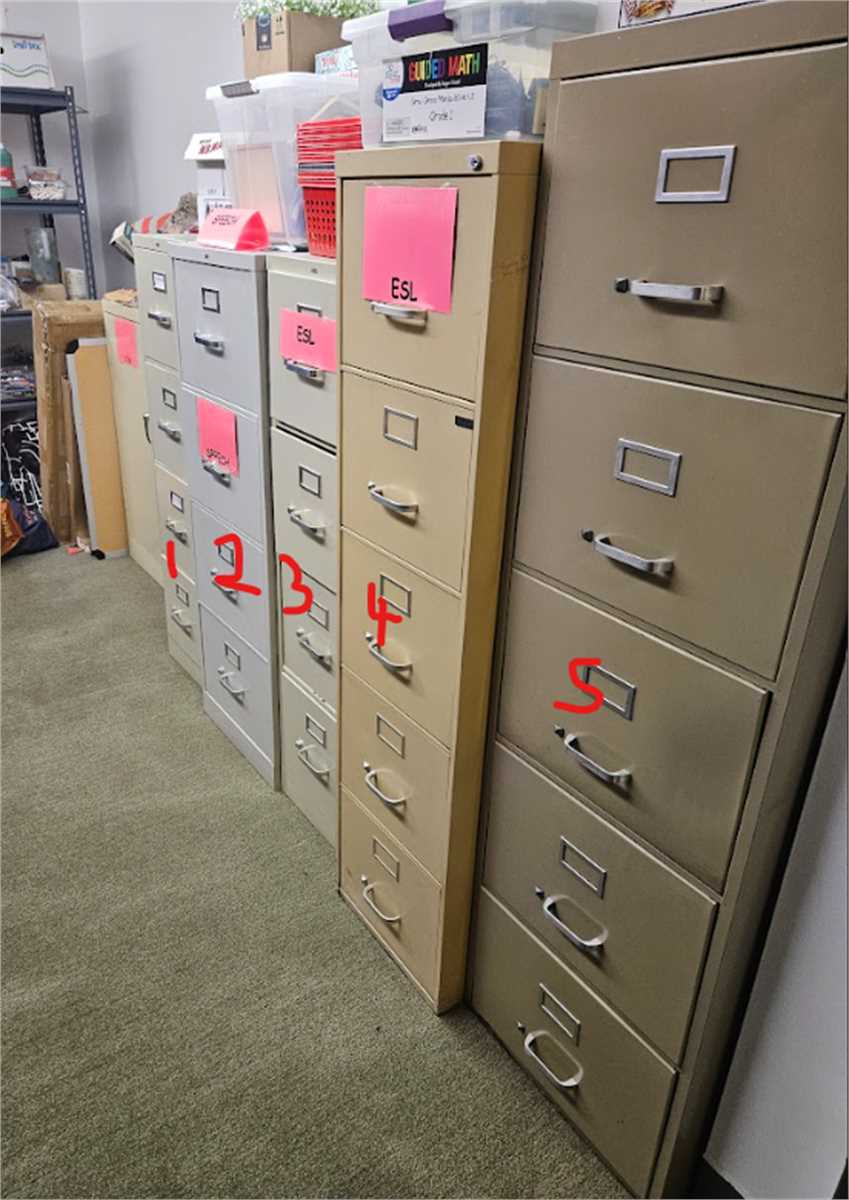 4 drawer file cabinet (#2) Online Government Auctions of Government ...