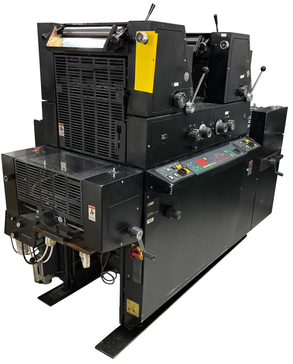 AB Dick 9985 Offset Press [Model 3985/9985] Online Government 