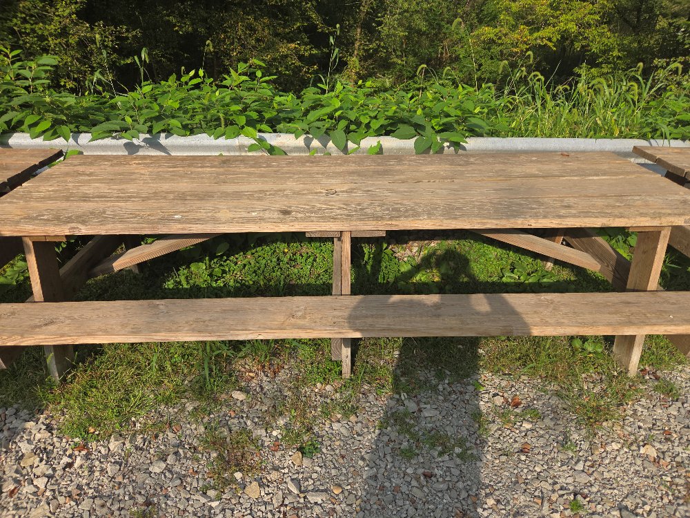 10ft treated picnic table