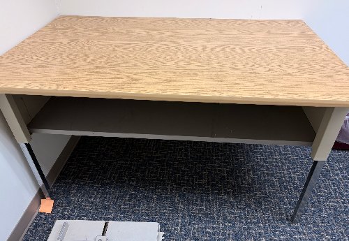 Wood and Metal Table