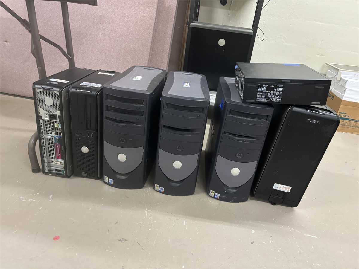 Lot#23 - 12 Dell Desktop Computers Online Government Auctions of ...