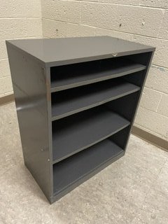 Metal cabinet/bookshelf