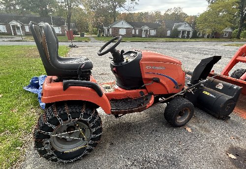 2014 Tractor Simplicity Prestige Snow Blower and Mow Deck
