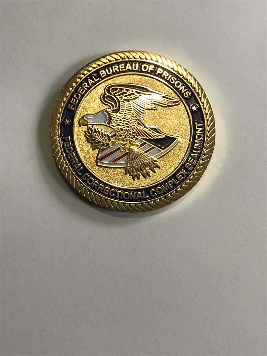 Federal Bureau Of Prisons Federal Correctional Complex Coin Online 