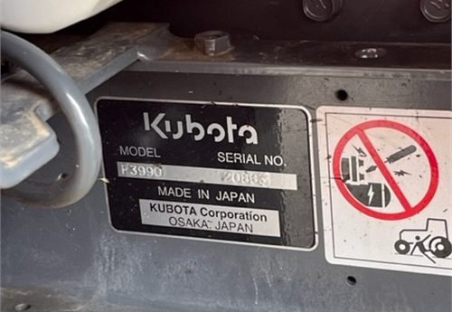 2015 Kubota F3990 front deck mower