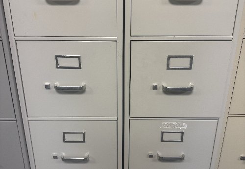 Grey Filing Cabinets (2)