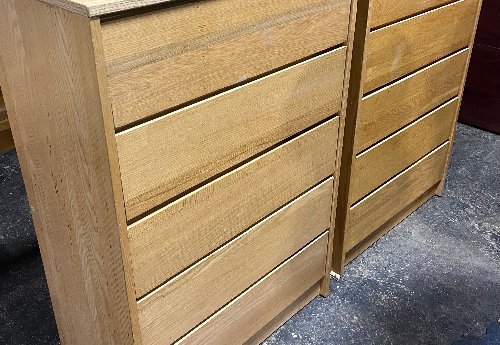 5-Drawer Wooden Dressers (Lot of 7)