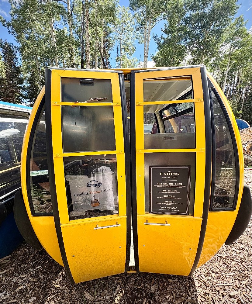 Swiss-made CWA Omega S Models Gondola Cabin- Yellow 1