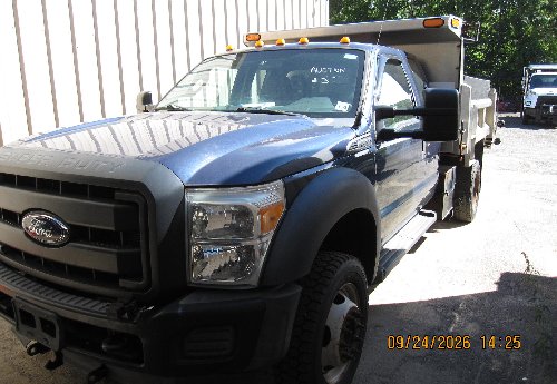 2016 FORD F-550 MASON DUMP, SALT SPREADER,PLOW TRUCK