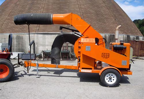 ODB Tow-Behind Leaf Vacuum