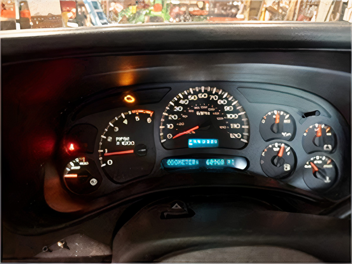 2004 White GMC 2500HD 4x4 Pickup Truck with Plow