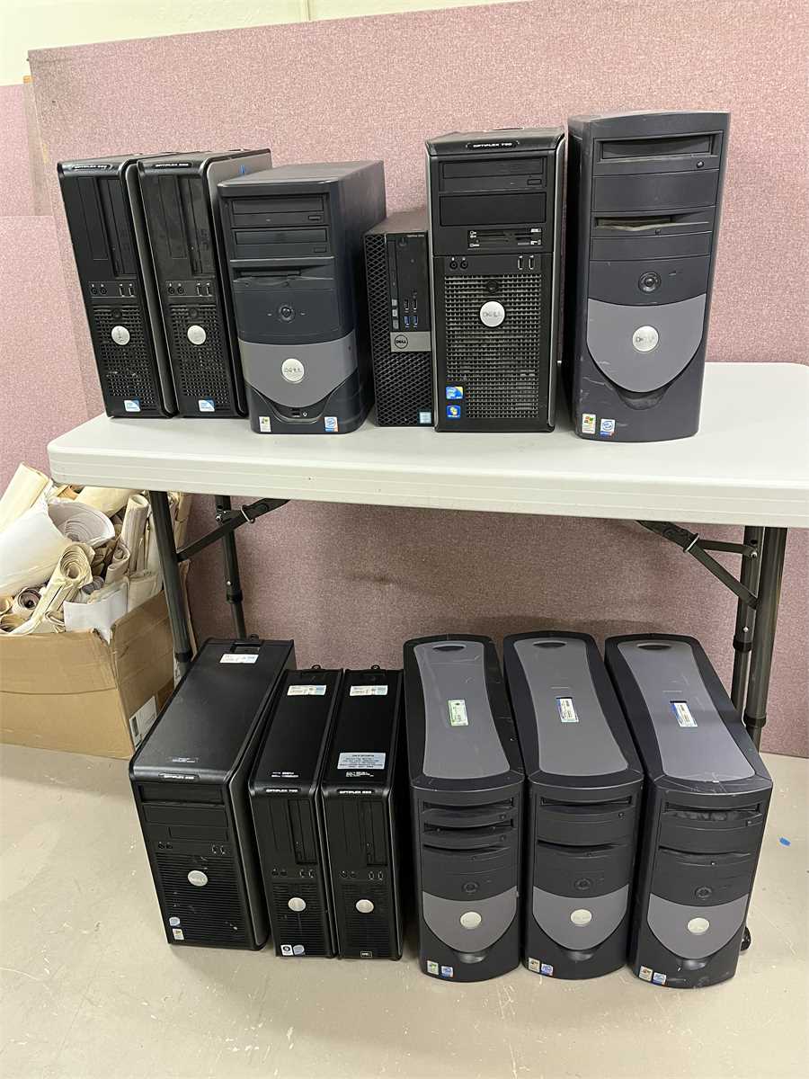 Lot#23 - 12 Dell Desktop Computers Online Government Auctions of ...