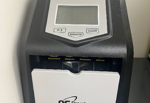 Royal Sovereign RCS-417-ADBK 4-Row Digital Coin Counter & Sorter