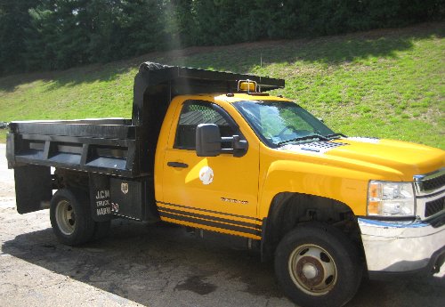 2011 Chevy 3500HD 6.6l Diesel Dump Truck w/ stainless steel body